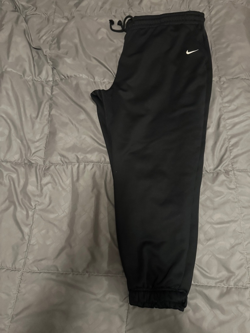 Nike Black Therma fit Joggers with White Swoosh size XXL
